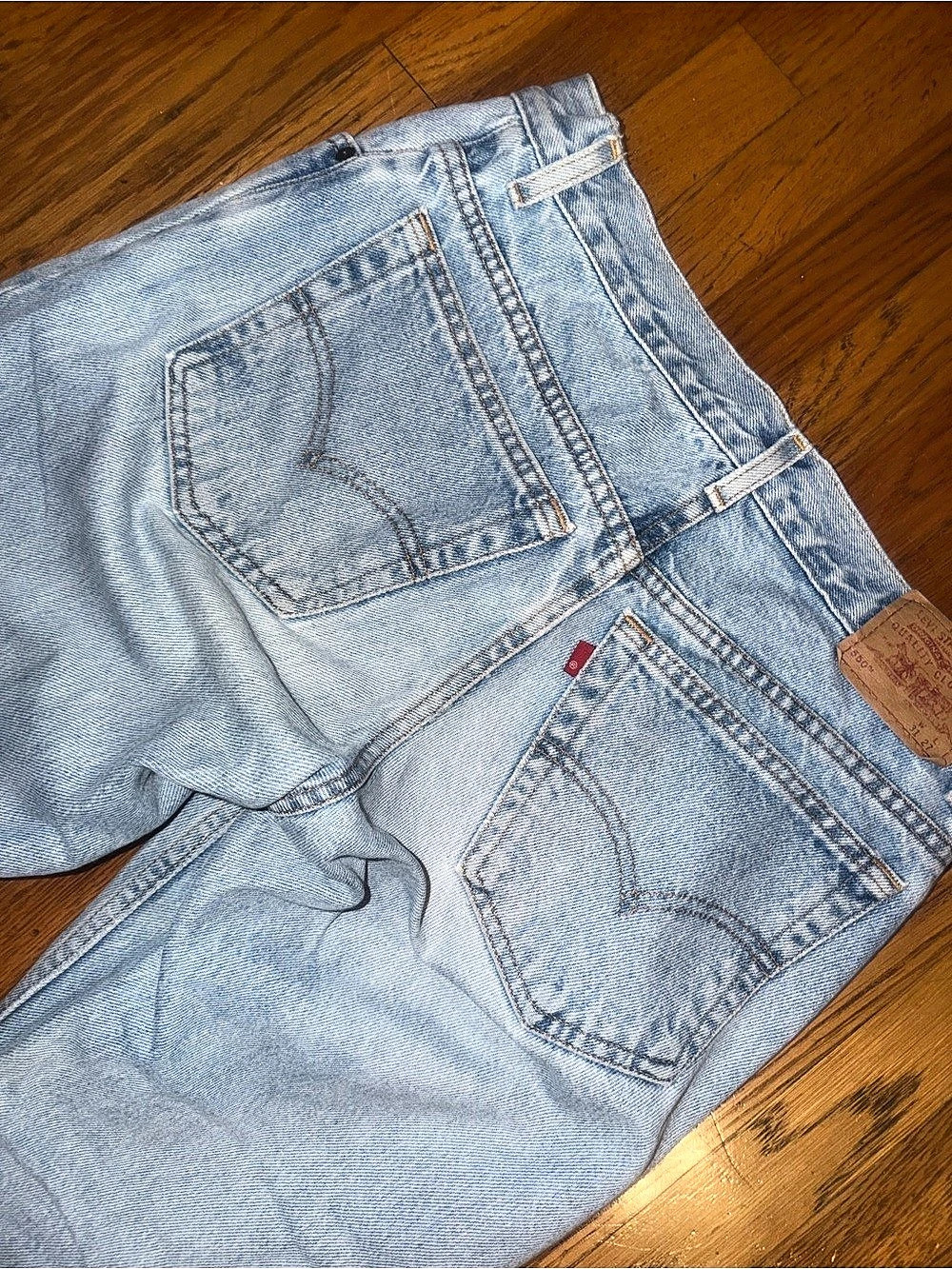 Levi’s Straight Leg Jeans in Blue Waist 30